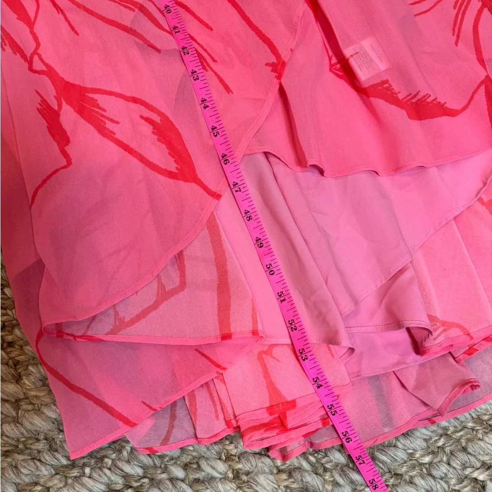 Hutch Beck Chiffon Floral Wrap Maxi Dress NWT Size XS - Picture 14 of 16